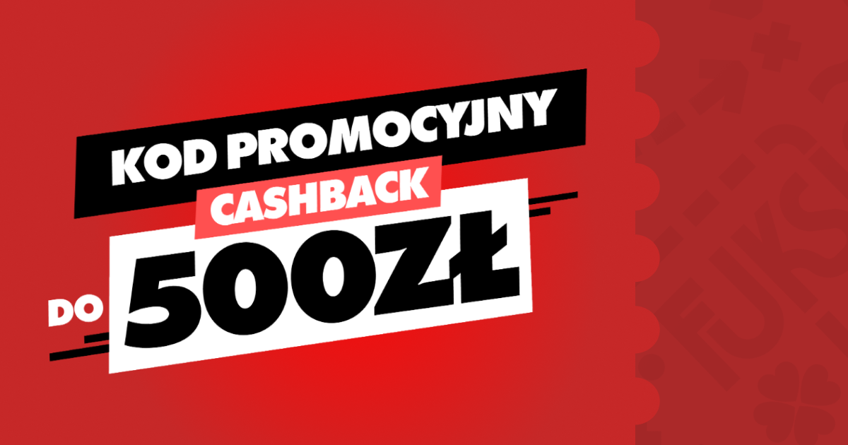 Kod promocyjny Fuksiarz. 500 zł + 200 zł październik 2022